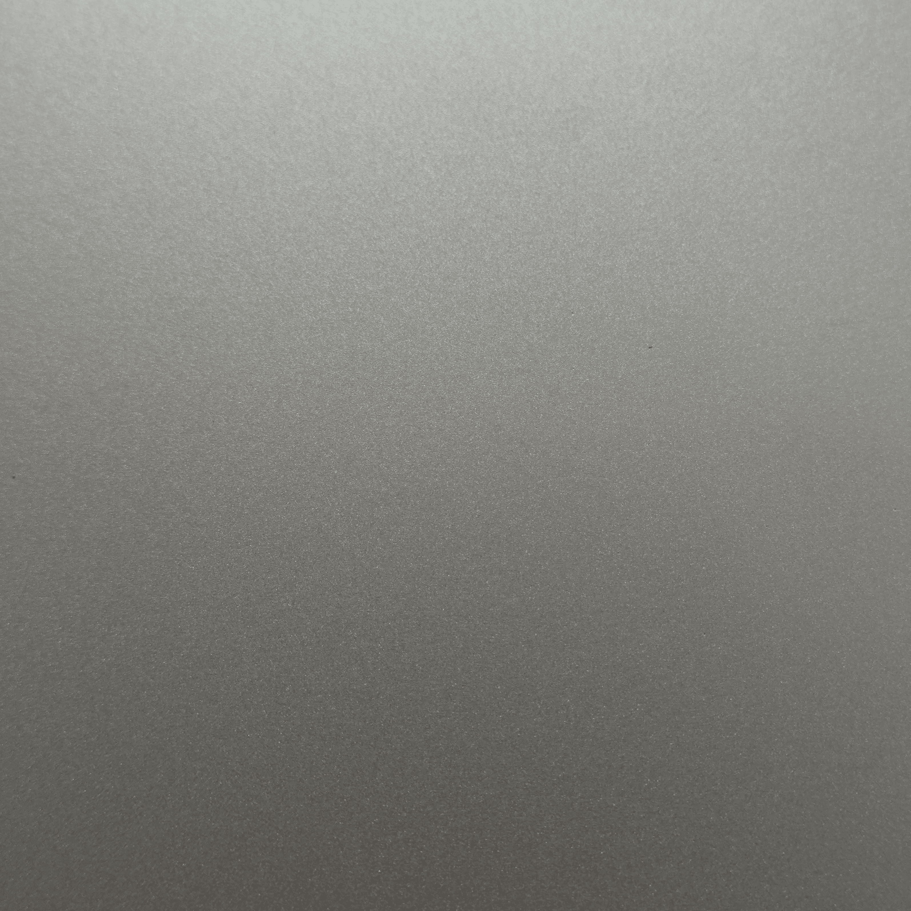 Plain bead blast stainless sheet, uniform silver-grey fine speckle with a soft light gradient