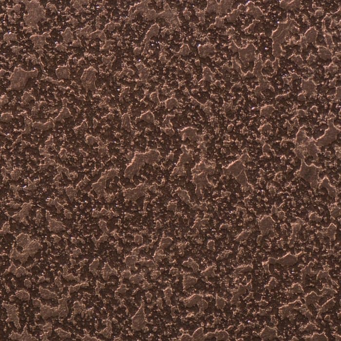 Bronze etched stainless steel swatch