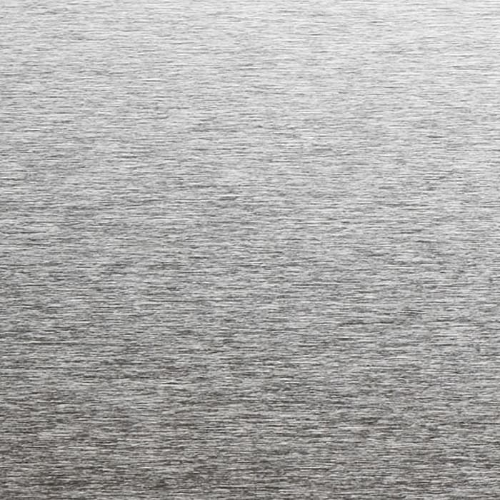 Brush finish, satin stainless steel sheet